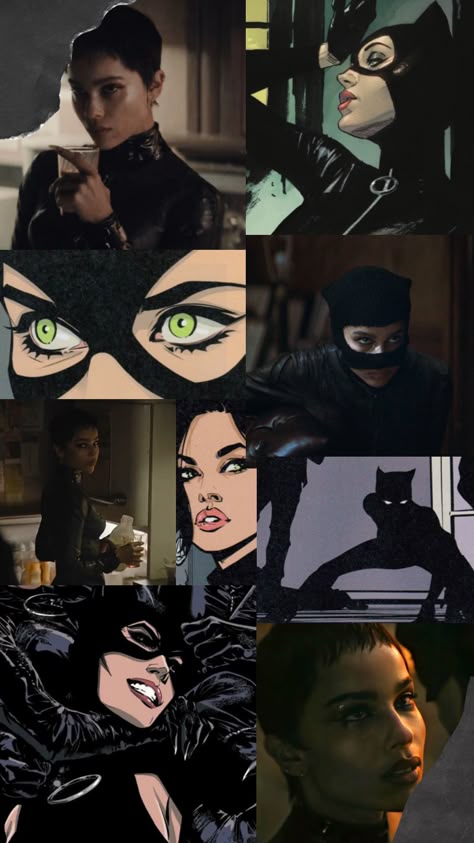 Training Like Cat Woman, Catwoman Costume Halle Berry, Cat Woman Selina Kyle, Cat Woman Astetic, Black Female Cop Aesthetic, Batman Catwoman Halloween, Selena Catwoman, Cat Woman Physique, Batman Outfits Aesthetic