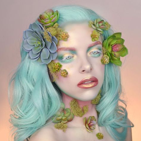 Fairy Inspired Makeup, Face Pant, Fairy Cosplay, Plant People, Beauty Youtubers, Face Art Makeup, Fairy Makeup, Inspired Makeup, Special Effects Makeup