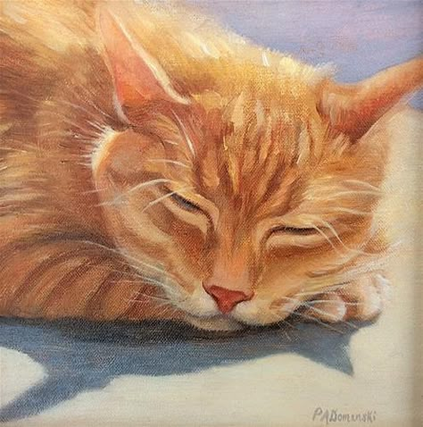 DPW What's New - Affordable Original Fine Art and Artist Websites Ginger Cat Art, Farm Animal Paintings, Cat Portrait Painting, Pet Portrait Paintings, Cats Art Drawing, Cat Paintings, Hummingbird Art, Orange Tabby Cats, Kitty Art