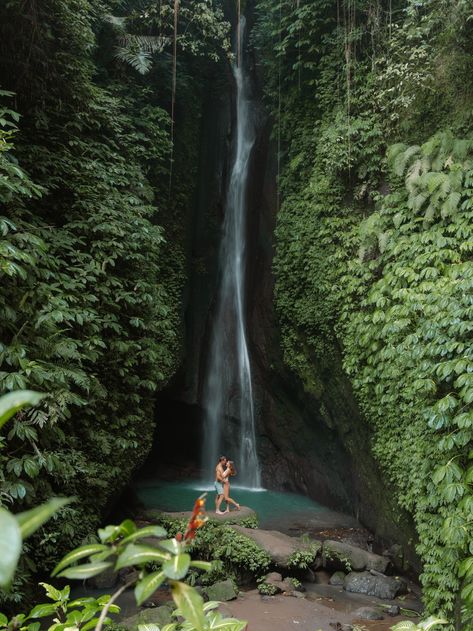 Leke Leke Waterfall Bali, Banyumala Waterfall, Bali Forest, Ubud Indonesia, Jungle Forest, Sea Star, Bali Travel, Ubud, Travel Couple