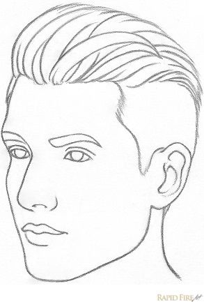 How to Draw a Face From 3/4 View | RapidFireArt Drawing Mens Faces, Drawing 3/4 Face, How Draw People, Face Template Drawing, Three Quarter View Face Drawings, How To Draw A Face 3/4 View, Guy Sketches Faces, Male Faces Drawings, Three Quarter View Face Male