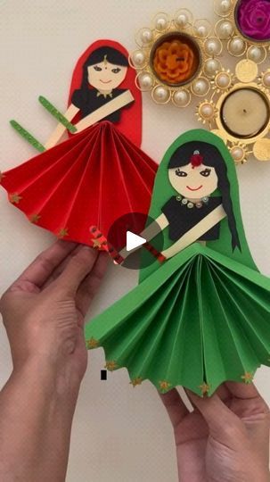 281 reactions · 45 shares | #crafts #handmade #art #diy #craft #crafting #love #creative #homedecor #smallbusiness #crafty #handcrafted #artist #gifts #handmadewithlove #design | craft_video_reels | Dhvani Bhanushali · Leja Re Navratri Takeaway For Kids, Navratri Craft Ideas For Kids, Hand Craft Ideas, Dhvani Bhanushali, Parent Teacher Meeting, Craft Video, Happy Navratri Images, Video Reels, Kids Vest