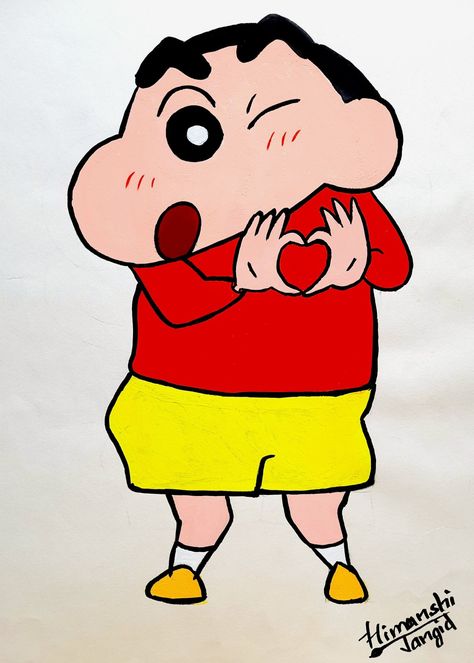 Shinchan Rangoli Designs, Cute Shinchan Drawing, Cute Shinchan, Shinchan Drawing, Rangoli Designs Diwali, Rangoli Designs, Diwali, Drawings, Quick Saves