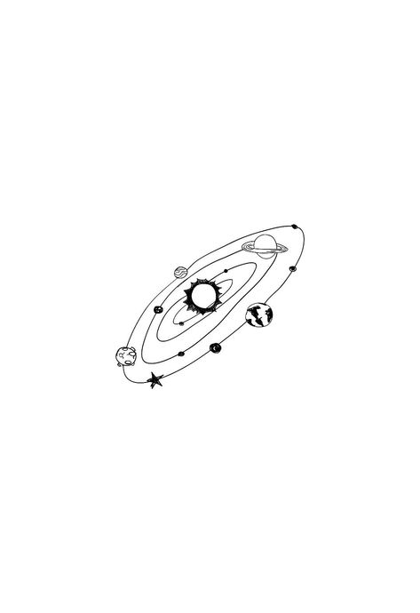 Minimal Galaxy Tattoo, Universe Line Tattoo, Tiny Astronaut Drawing, Galaxy Small Tattoo, Space Tattoos Small Simple, Outer Space Tattoo Ideas, Space Tattoo Simple, Space Tattoos Simple, Planets Tattoo Simple