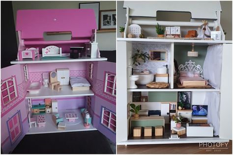 Dollhouse Makeover, Cottage Dollhouse, Loft Bed, Doll House, Loft, Cottage, Bed, Furniture, Home Decor