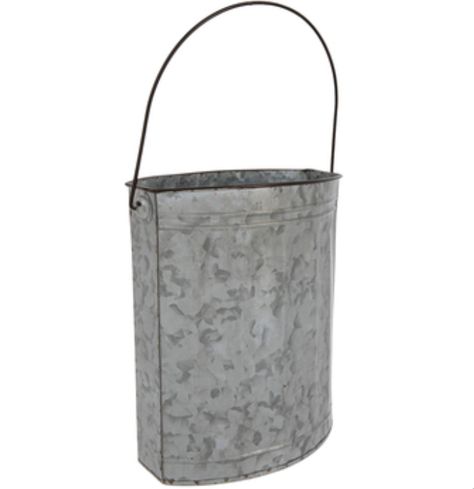 Galvanized Metal Bucket, Olive Bucket, Galvanized Decor, Galvanized Buckets, Metal Bucket, Wedding Vases, Diy Projects Videos, Print Coupons, The Porch