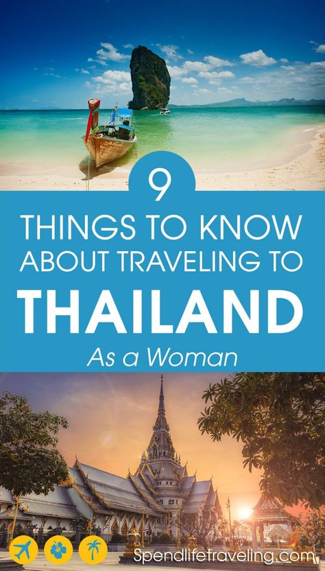 Is Thailand safe to travel? Yes, it is. But check out these useful things to know about traveling to Thailand. Some tips specifically for female travelers, some general tips for traveling in #Thailand. #safetravel #femaletravel #visitThailand Visiting Thailand, Thailand Packing, Thailand Itinerary, Thailand Adventure, Thailand Vacation, Thailand Travel Tips, Thailand Travel Guide, Useful Things, Tips For Traveling