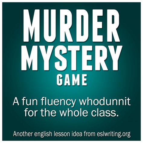 ESL Speaking Murder Mystery Game | eslwriting.org Speaking Activities English, Elementary Writing Prompts, Speaking Activity, Kindergarten Writing Prompts, Detective Game, Writing Prompts Funny, Writing Prompts For Kids, Picture Writing Prompts, Writing Prompts For Writers