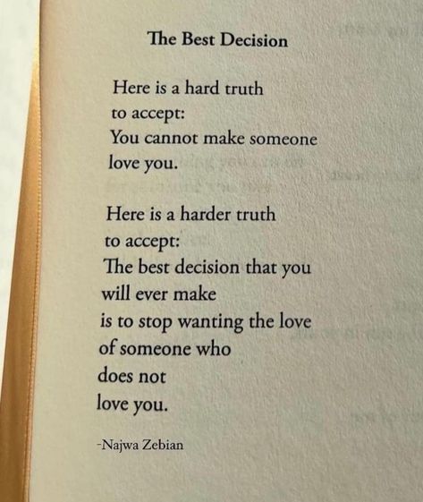 Najwa Zebian - From The Book of Healing ❤️ #relationships... The Book Of Healing, Quotes About Moving On From Love, Universe Love, Healing Relationships, One Word Quotes, If You Love Someone, Hard Truth, Quotes About Moving On, Really Love You