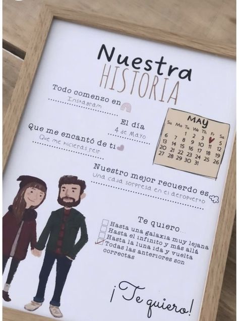 Ideas Cumpleaños Novio, Regalos Para Novias Ideas, Ideas Regalos Novios, Ideas Regalos Navidad, Diy Anniversary Gifts, Ideas Aniversario, Cute Anniversary Gifts, Bf Gifts