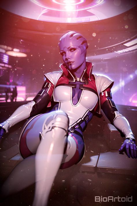 Asari Mass Effect, Mass Effect Liara, Mass Effect Jack, Mass Effect Tali, Mass Effect Characters, Mass Effect Universe, Mass Effect Art, Anime Elf, Alien Girl