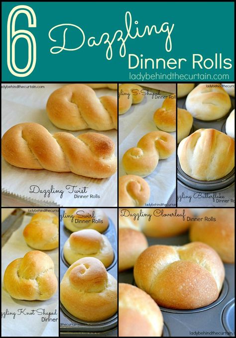 Dazzling Butterflake Dinner Rolls How To Shape Dinner Rolls, Dinner Roll Shapes, Shaped Dinner Rolls, Roll Shapes, Frozen Dinner Rolls, Frozen Dinner, Frozen Rolls, Dinner Roll, Pane Dolce