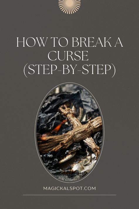 "Feeling cursed? 🌑🔮 This article provides a step-by-step guide to breaking curses, hexes, and negative energy. Learn the signs of a curse, and discover powerful rituals to cleanse and protect yourself and your space. With a blend of ancient wisdom and modern techniques, you'll be empowered to take control of your own energy. Tap the pin to break free from any curse and welcome positivity and light into your life! 🌞✨ #BreakACurse #SpiritualProtection #PositiveEnergy" How To Break A Curse, Breaking A Curse, Break Curse, Hex Breaking, Breaking Curses, Break A Curse, Curse Removal, Spiritual Protection, Ancient Wisdom