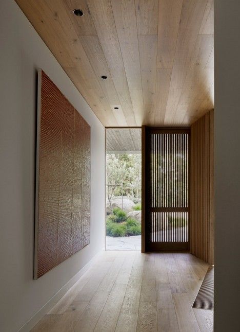 Timber Ceiling, Architecture Wallpaper, Interior Minimalista, Target Home Decor, Mornington Peninsula, Courtyard House, Durban, Oak Floors, Cheap Home Decor