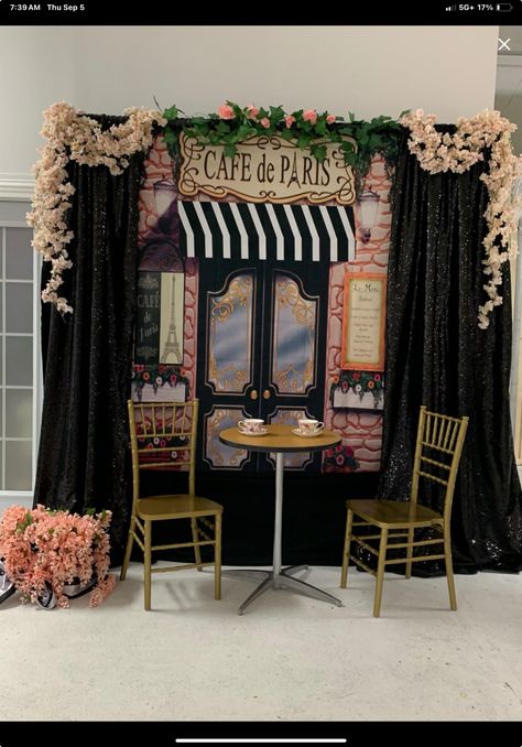 Paris Dance Theme, Night In Paris Prom Theme, Night In Paris Party, Paris Themed Prom, Night In Paris Prom, Laa Vegas, Paris Party Ideas, Paris Quinceanera Theme, Paris Prom Theme