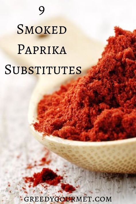 Learn about these 9 smoked paprika substitutes. The best smoked paprika substitute remains chipotle powder, but try the other smoked paprika alternatives. #paprika #smoked #spices Smoked Spices, Paprika Substitute, Paprika Recipes, Chipotle Powder, Pork Carnitas Recipe, Carnitas Recipe, Paprika Pork, Dried Peppers, Uk Food