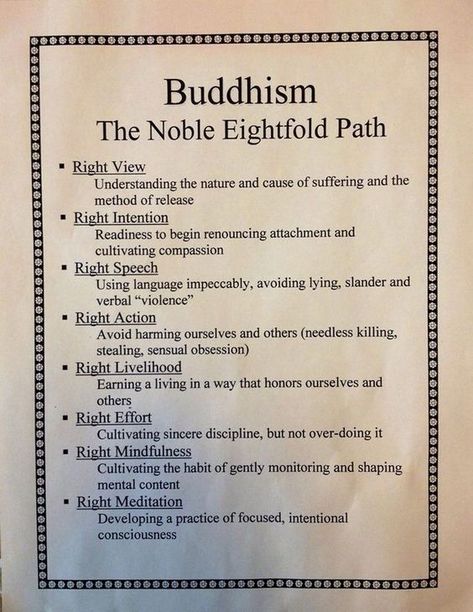 Noble Eightfold Path, Eightfold Path, Buddhist Wisdom, Little Buddha, Quotes Spiritual, Buddhist Philosophy, Buddha Quotes Inspirational, Buddhist Teachings, Buddhism Quote