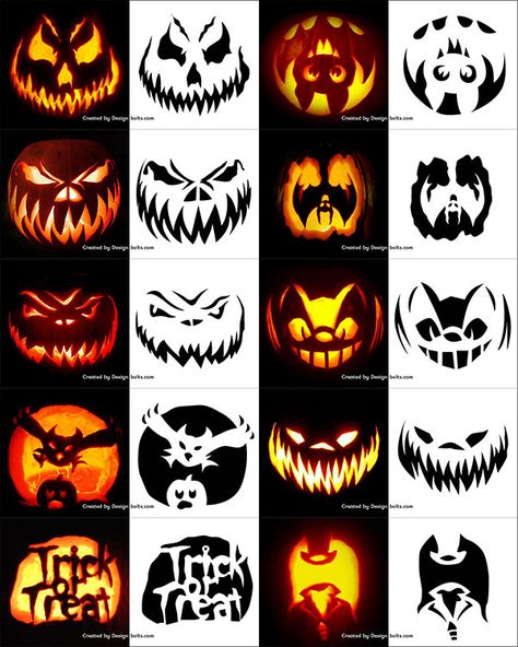 420+ Free Printable Halloween Pumpkin Carving Stencils, Patterns, Designs, Faces & Ideas Scary Pumpkin Carving Templates, Scary Pumpkin Carving Ideas Templates, Jack O Lantern Templates, Free Printable Pumpkin Carving Stencils, Scary Pumpkin Carving Patterns, Printable Pumpkin Carving Stencils, Pumpkin Carving Patterns Free, Pumpkin Carving Stencils Free, Scary Pumpkin Faces