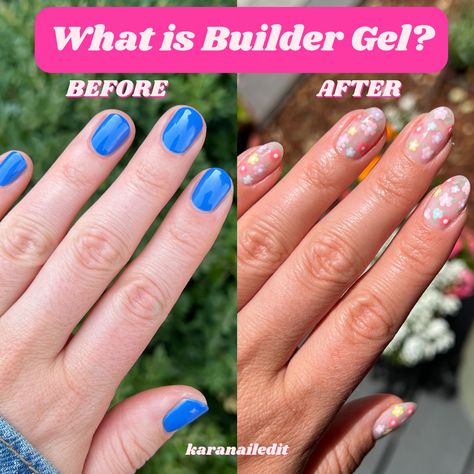 What is Builder Gel? Short Apres Gel X Nails, Builders Gel Nail Designs, Using Builder Gel, Diy Builder Gel Nails At Home, Diy Builder Gel Nails, How To Remove Builder Gel Nails, Fiber Gel Nails, How To Use Builder Gel On Natural Nails, Nail Builder Gel Designs