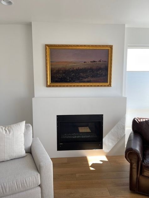 How To Add Art To Your Frame TV — BRE SHEPPARD Above Fireplace Ideas, Fireplace Apartment, Bre Sheppard, Tv Above Fireplace, Above Fireplace, Wishlist 2022, Tv Over Fireplace, Under Tv, Xmas Wishlist