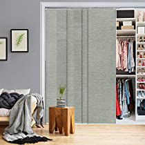 Check this out on Amazon Closet Door Alternative, Door Alternatives, Patio Door Blinds, Panel Track Blinds, Panel Blinds, Closet Curtains, Sliding Door Blinds, Door Blinds, Sliding Closet Doors