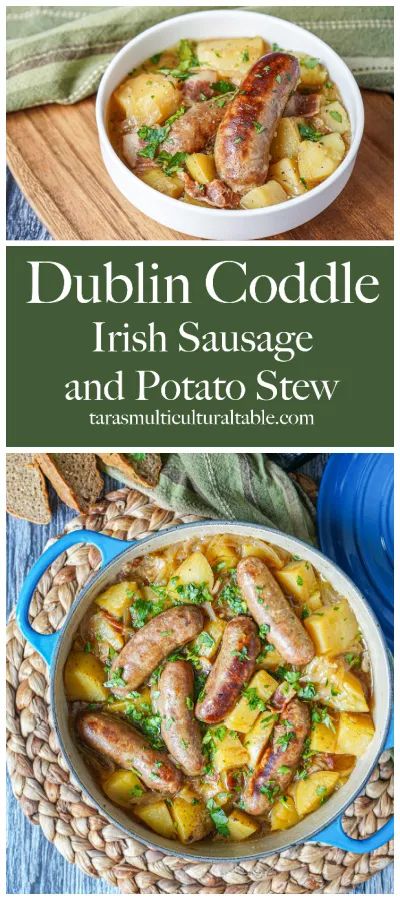 Sausage And Potato Stew, Stew With Sausage, Dublin Coddle Recipe, Irish Dinner Recipes, Coddle Recipe, Irish Sausage, Dublin Coddle, Irish Stew Recipe, Irish Foods