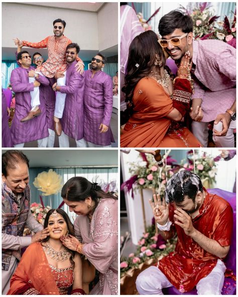 Soaking up the sunshine and good vibes at Pushp & Aastha 's haldi ceremony with their favorite people! Shot by : @prityaarts . . . #prityaarts #haldicelebrations #haldi #haldifun #haldivibes #indianwedding #brides #weddingplz #elopementphotographer #wedding #weddingphotography Haldi Family Photo, Haldi Ceremony Outfit For Family, Haldi Theme Dress For Family, Outfits For Haldi Ceremony, Haldi Ceremony Outfit, Haldi Outfit, Theme Dress, Haldi Ceremony, Ideas Family