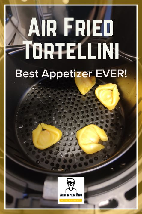 You may think I am crazy telling you to put tortellini in your air fryer, but trust me it's amazing. You will get a crispy pasta delight that would make the ideal snack at any party!! Air Fryer Tortellini, Fried Tortellini, Crispy Pasta, Best Appetizers Ever, Best Appetizer, I Am Crazy, Air Fryer Oven, Veggie Pasta, Best Appetizers