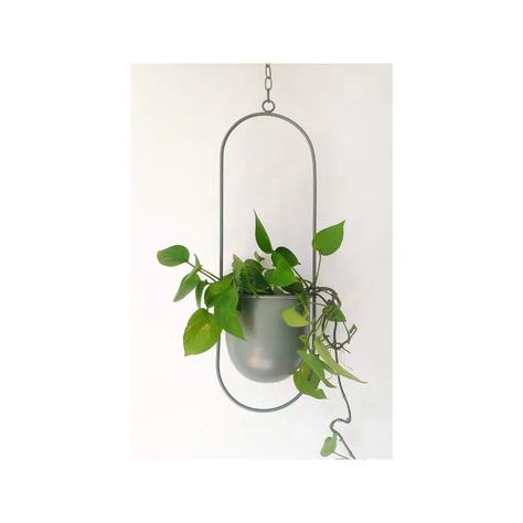 This $12 IKEA Hanging Planter Is "Perfect" (and You’ll Want 3!) Ikea Hanging Plant, Ikea Hanging Planter, Hanging Planter Ikea, Black Hanging Planter, Gold Hanging Planters Indoor, Ikea Planters, Metal Plant Hangers, Ceramic Hanging Planter Handmade, Ikea Finds