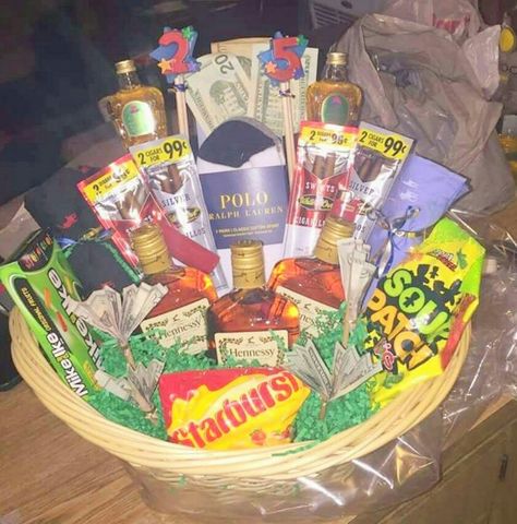 Thank dad for this 10 month early birthday present Birthday Baskets For Him, Bday Gifts For Him, Surprise Gifts For Him, Valentines Day Baskets, Gift Baskets For Him, Boyfriend Gift Basket, Thoughtful Gifts For Him, Birthday Basket, Birthday Gifts For Boyfriend Diy