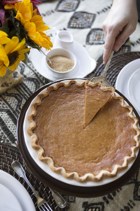 Blackberry Jam Cake, P Allen Smith, Sweet Potato Pies Recipes, Potato Pie, Dessert Ingredients, Sweet Potato Pie, Salted Butter, Family Gatherings, My Garden