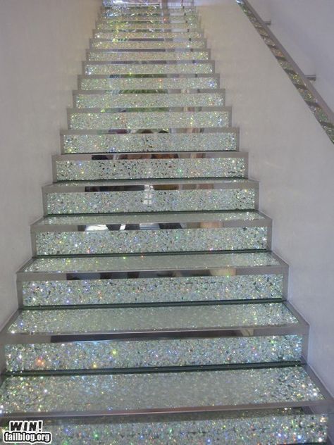 glitter stairs! glitter stairs! glitter stairs! Glitter Stairs, 3d Stairs, Stairs Designs, Indie Room, Bohol, Midsummer Nights Dream, Stairway To Heaven, My Room, My Dream Home