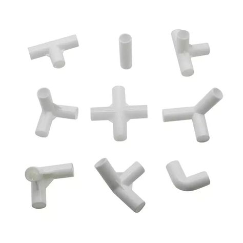 Pvc Joints, Pvc Connectors, Pvc Pipe Fittings, Diy Tent, Pvc Pipe Projects, Aquarium Supplies, Plumbing Pipes, Pipe Fitting, Pvc Pipe