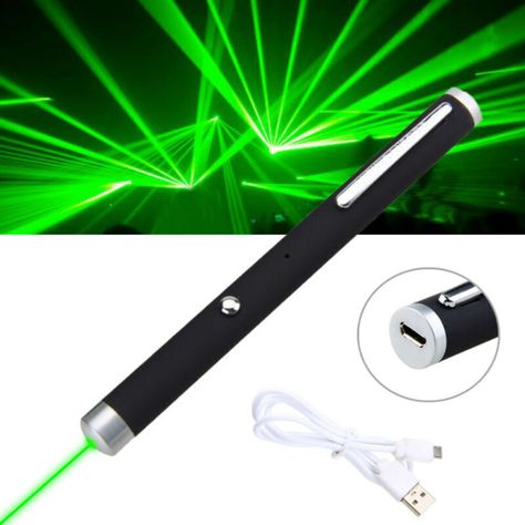 #ad USB Rechargeable ＜1mW Green Laser Pointer Pen Visible Strong Beam Light Lazer Sewing Craft Table, Craft Storage Drawers, Craft Storage Cart, Cat Laser Toy, Green Laser Pointer, Laser Pointers, Uv Flashlight, Beam Light, Desk Stationery