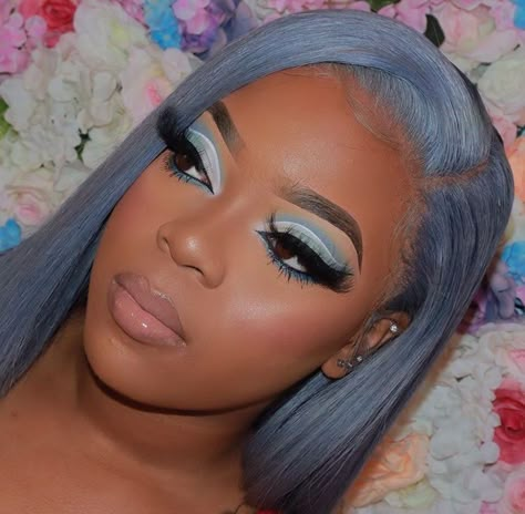 Sweet 16 Makeup, Cinderella Makeup, Birthday Makeup Looks, Face Beat Makeup, Blue Makeup Looks, Glitter Makeup Looks, Prom Eye Makeup, Prom Makeup Looks, Mrs Smith