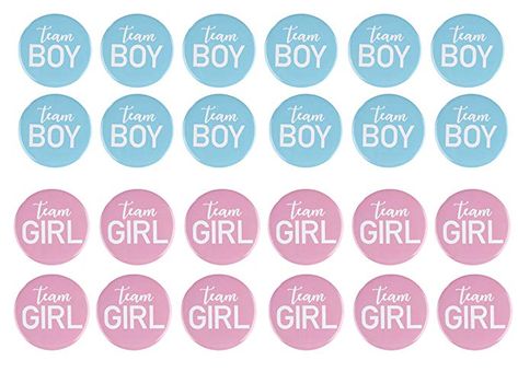 Gender Reveal Pins, Gender Guessing, Badge Accessories, Gender Reveal Party Supplies, Barbie Box, Girl Gender Reveal, Gender Party, Gender Reveal Party Decorations, Baby Shower Supplies