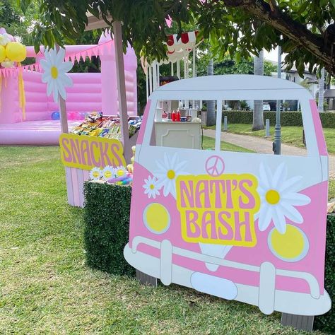 Peace Out Single Digits Birthday Party Ideas, Two Groovy Birthday Party Vw Bus, Peace Love Party Theme, Peace Out Summer Party, Good Vibes Only Birthday Party, 11 Is A Vibe Birthday, Peace Out To My 20s Party, Peace Party Theme, Peace And Love Birthday Party Ideas