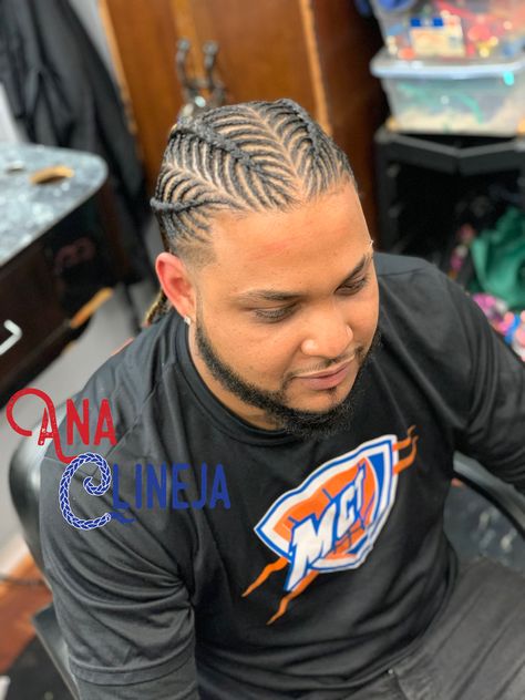 Iverson Braids Men, Iverson Braids, Braids Art, Temp Fade, Boy Braid Styles, Men's Braids, Braids Two, Black Boy Hairstyles