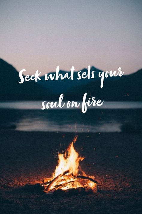 Seek what sets your soul on fire Set A Fire Down In My Soul, Find What Sets Your Soul On Fire, Seek What Sets Your Soul On Fire, Do What Sets Your Soul On Fire, What Sets Your Soul On Fire, Short Quotation Inspirational, Set Your Soul On Fire Quotes, Fire In Her Soul Quotes, Set My Soul On Fire