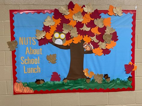 School Lunch Room Decorations, Elementary School Cafeteria Decorations, Thanksgiving Decorations For School, Lunch Boards, Elementary School Cafeteria, Cafeteria Decorations, School Cafeteria Decorations, Cafeteria Bulletin Boards, Decorations For School