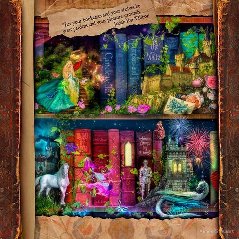 "The Curious Library Calendar - December" by Aimee Stewart | Redbubble Treehouse Library, Aimee Stewart, Medieval Theme, Bookshelf Art, Library Art, Doodle Art Journals, Miscellaneous Items, Postcards For Sale, Fairytale Art