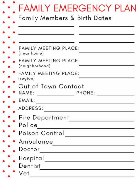 Emergency Escape Plan, 72 Hour Emergency Kit, Family Emergency Plan, Emergency Preparedness Food Storage, Family Emergency Binder, Survival Skills Emergency Preparedness, Emergency Preparedness Food, Disaster Plan, Emergency Binder