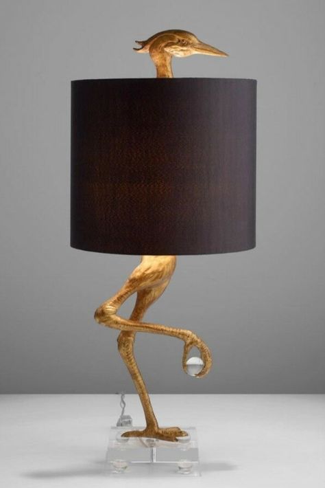 Crane Lamp, Vintage Industrial Lighting, Chandelier Design, Room Lamp, Bedroom Lamps, Unique Lamps, Modern Lamp, Lighting Inspiration, Beautiful Lamp