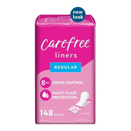 Introducing a whole new look for the Carefree brand you know and love. Carefree panty liners are designed to deliver comfort and multi-fluid protection against leaks, periods, odors, and everything in between. These liners feature a soft, quilted design that molds to your body for comfortable daily protection. Stay fresh all day, every day with our built-in odor neutralizer and a core that is 2x more absorbent.* Carefree pantiliners are available both individually wrapped for when you're on-the-go, and unwrapped to be ready to use at home. Find your fit with 5 different Carefree liner lengths and absorbencies to suit your unique feminine care needs. These panty liners for women can be used for every day freshness, odor control, sweat, unexpected periods, light days, tampon backup, bladder Bladder Leaks, Panty Liner, Feminine Care, Stay Fresh, Quilting Designs, Be Ready, New Look, Finding Yourself, Personal Care