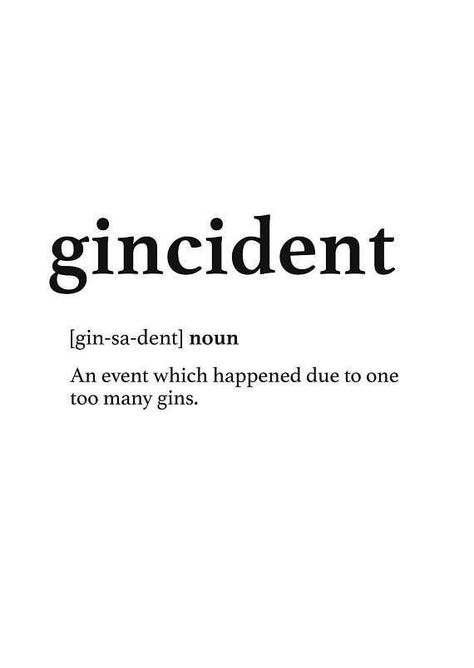 Gin Poster, Gin Quotes, Whiskey Quotes, Alcohol Quotes, Funny Definition, Gin Gifts, Gin Lovers, Drinking Quotes, Personalized Quotes