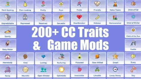 Sims Personality Traits, Sims 4 Personality Traits Cc, Personality Traits Sims 4 Cc, Sims 4 Preferences Cc, Sims 4 Cc Extra Traits, Sims 4 Twitch Streamer Mod, Sims 4 Cc Traits Urban, Sims 4 Cc Likes And Dislikes, Sims 4 Mods Gameplay Base Game