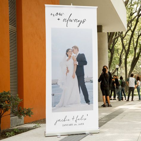 Quotes Banner, Wedding Welcome Party, Expo Stand, Quote Banner, Wedding Minimalist, Foto Wedding, Welcome Party, Retractable Banner, Modern Minimalist Wedding