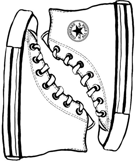 Converse template pour faire du plastique fou Plastic Fou, Shoe Template, Cat Activity, Shoes Drawing, Pete The Cat, Middle School Art, Digi Stamps, Elementary Art, Teaching Art