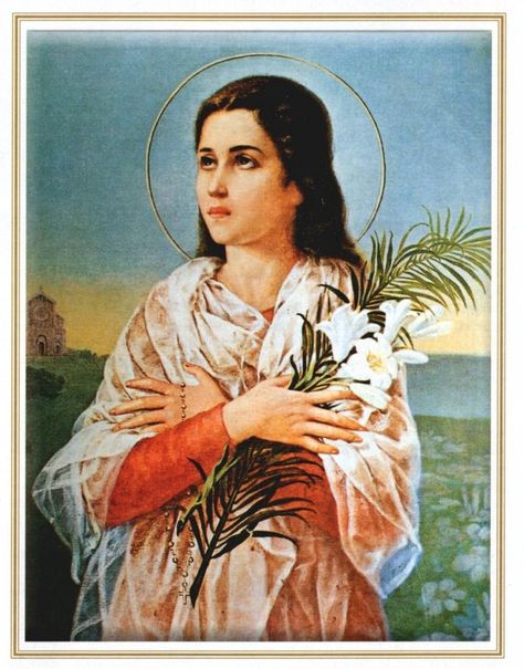 Santos, Beatos, Veneráveis e Servos de Deus: SANTA MARIA GORETTI, Virgem e Mártir da Virtude da Pureza St Maria Goretti, Pope Pius Xii, Maria Goretti, St Maria, Catholic Memes, Catholic Company, Santa Marta, Catholic Art, Patron Saints