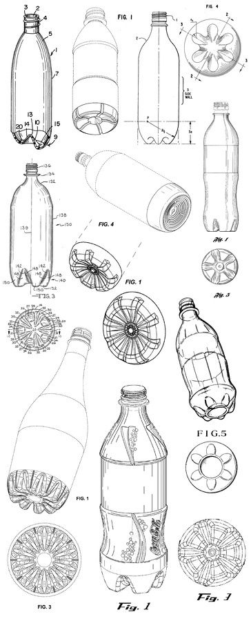 PlasticSodaBottleBases #packaging #design Water Bottle Drawing Sketch, Plastic Bottle Sketch, Water Bottle Drawing, Plastic Bottle Design, Bottle Illustration, Basic Sketching, Product Sketch, Bottle Drawing, Object Drawing